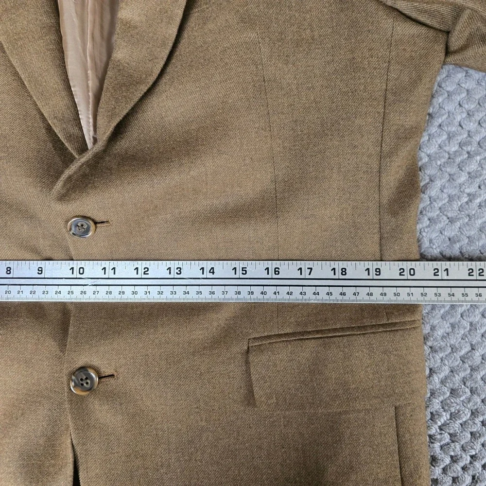Hart Schaffner Marx‎ Gold Trumpeter Loro Piana 100% Cashmere Blazer Brown 41R